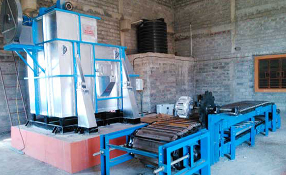 Gas fired oil fired aluminium melting furnace