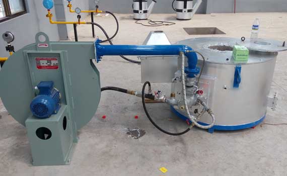 Gas Fired / Oil Fired Brass / Copper / Lead Melting Furnace