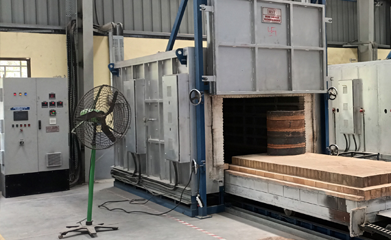 Bogie Hearth Type Car Bottom Type Heat Treatment Furnace