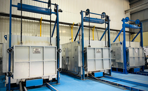 Bogie Hearth Type / Car Bottom Type Heat Treatment Furnace