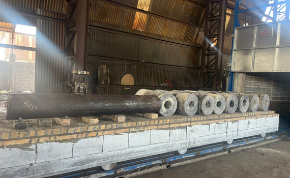 Bogie Hearth Type / Car Bottom Type Heat Treatment Furnace