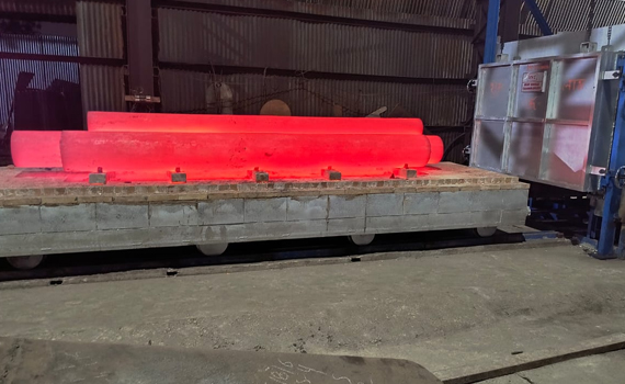 Bogie Hearth Type / Car Bottom Type Heat Treatment Furnace
