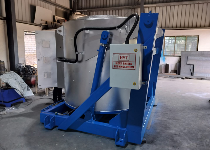 Electrical Aluminium Melting Furnace with Hydraulic tilting
